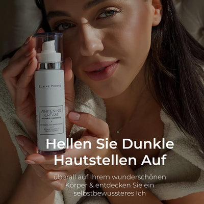 Intim Bleaching Creme - Natürliche vegane Bleich Cream u.a Intimbereich (50ml) von Elaine Perine™ |