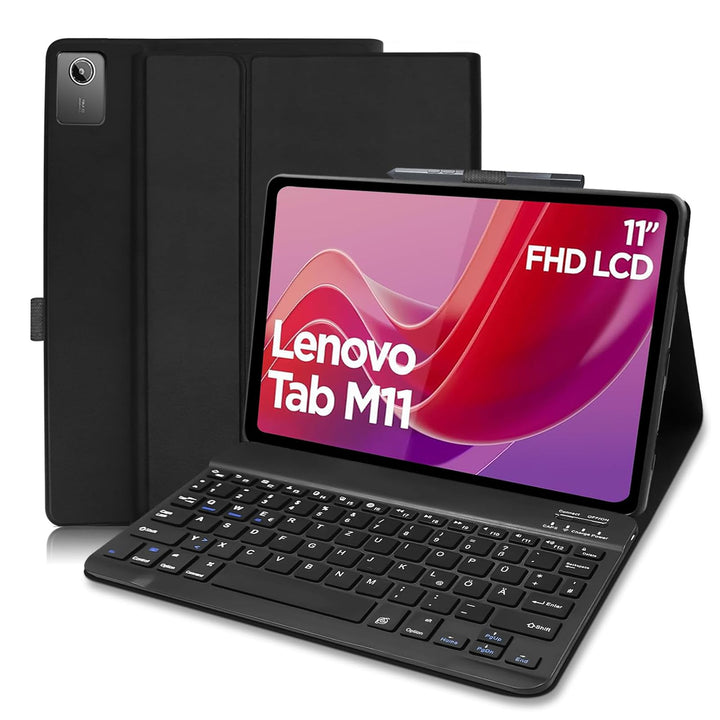 COEZFE Lenovo Tab Lenovo Tab M11 Tastatur Hülle, Deutsches QWERTZ Tastatur für Lenovo M11 11 Zoll, S