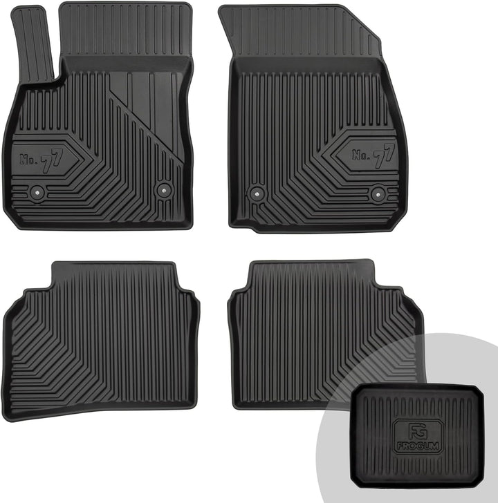 FROGUM No.77 Gummimatten Ganzjahresset von Auto Fussmatten Autofussmatten für Opel Insignia B ab 201