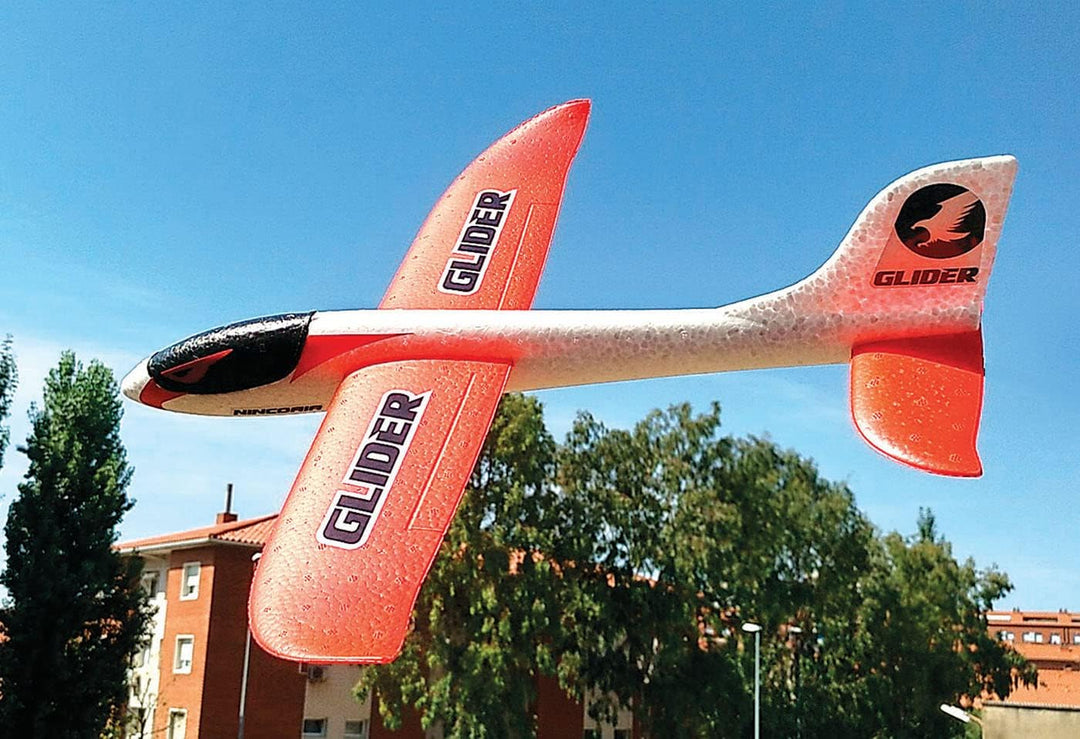 Ninco - NincoAir Glinder II | Polystyrol-Segelflugzeug für Kinder | Startflugzeug für das Spielen im