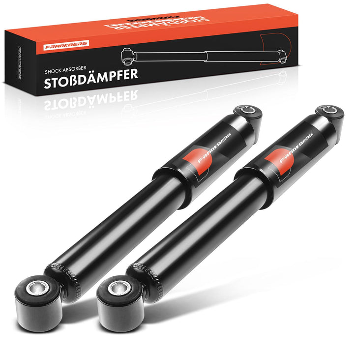 Frankberg 2x Stossdämpfer Gasdruck Hinterachse Kompatibel mit Clio I 5/357 B/C57 1.1L 1.2L 1.4L 1.8L