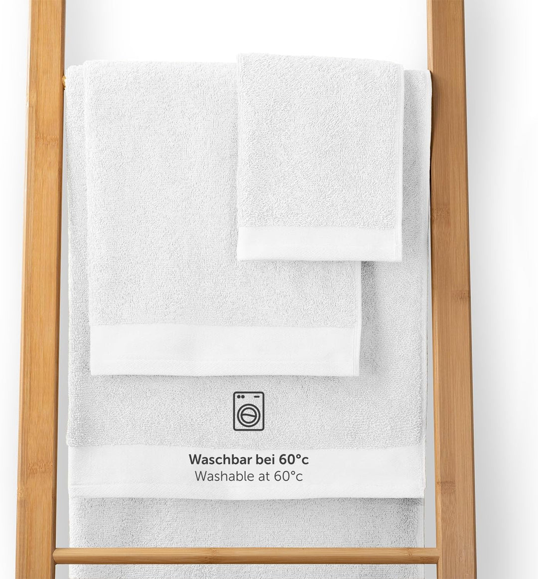 Blumtal Premium Frottier Handtücher Set mit Aufhängschlaufen - Baumwolle Oeko-TEX Zertifiziert, weic