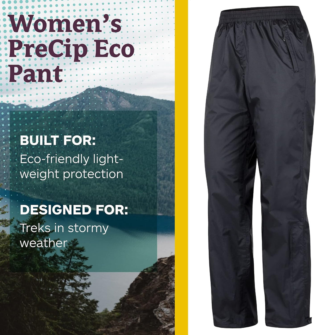 Marmot Damen Wm's PreCip Eco Pant Short, Wasserdichte Regenhose, winddichte Wanderhose, atmungsaktiv