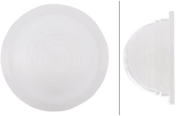 HELLA - Umrissleuchte - Halogen - 24V - Anbau - Lichtscheibenfarbe: milchweiss/rot/weiss - rechts/se