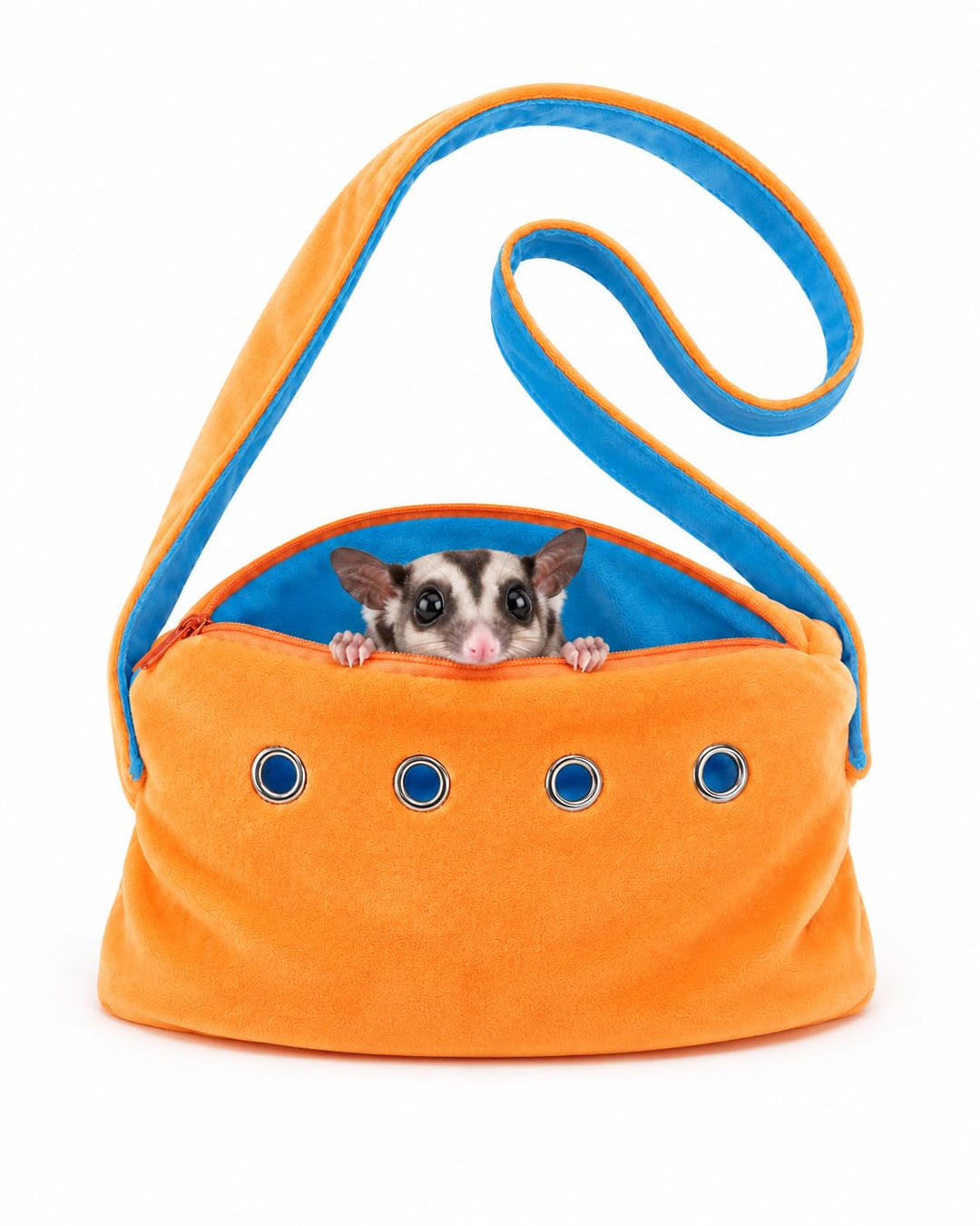 Sugar Glider Bonding Pouch Carrier Bag Sling with Adjustable Strap for Gliders Ferret Rat Hedgehog H
