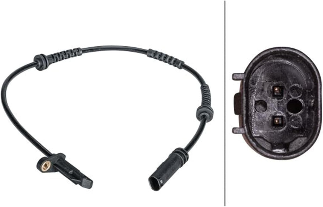 HELLA 6PU 012 679-541 Sensor, Raddrehzahl - 2-polig - hinten - Kabel: 510mm