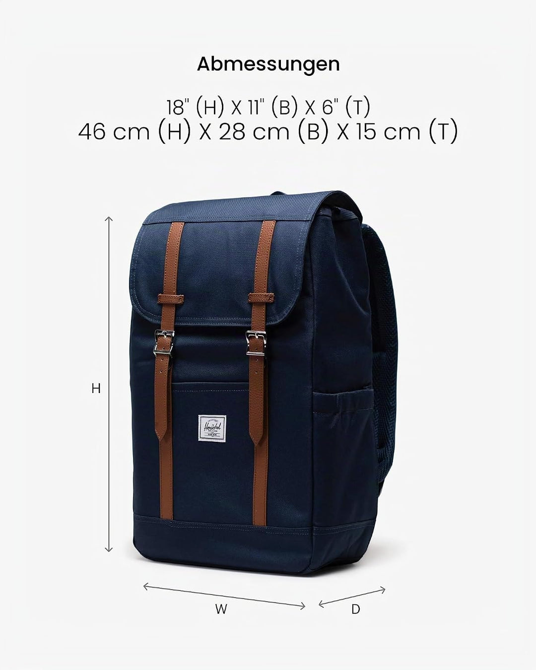 Herschel Retreat Rucksack, Blau