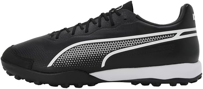 PUMA Unisex King Pro TT Fussballschuhe 47 EU Puma Black Puma White, 47 EU Puma Black Puma White