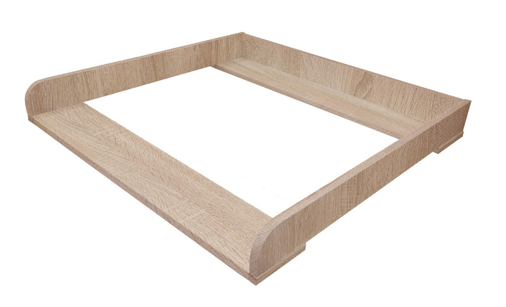 Shefa Kids Wickelaufsatz 800 für Ikea Kommode der Serien MALM, HEMNES und NORDLI, Universal, Eiche,