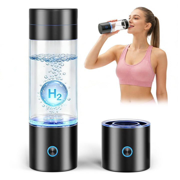 Wasserstoff Wasserflasche, 290ml Hydrogen Water Bottle mit 7200 PPB & SPE Technologie, Wasserstoffre