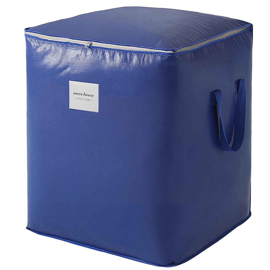 Hochbelastbare Umzugstasche Blau 190 l Extra grosse wasserdichte Packtasche Aufbewahrung im Dachbode
