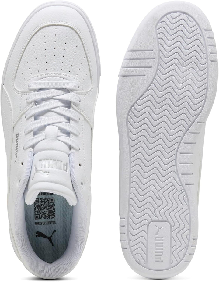 PUMA Unisex Zapatillas Sneaker 36 EU White Silver Black Metallic, 36 EU White Silver Black Metallic