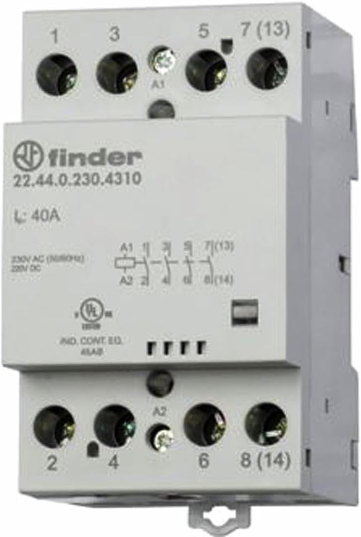 finder 22.64.0.230.4310 Schuetz 4 Schliesser 230 V/DC, 230 V/AC 63A 1St. 22.64.0.230.4310-1
