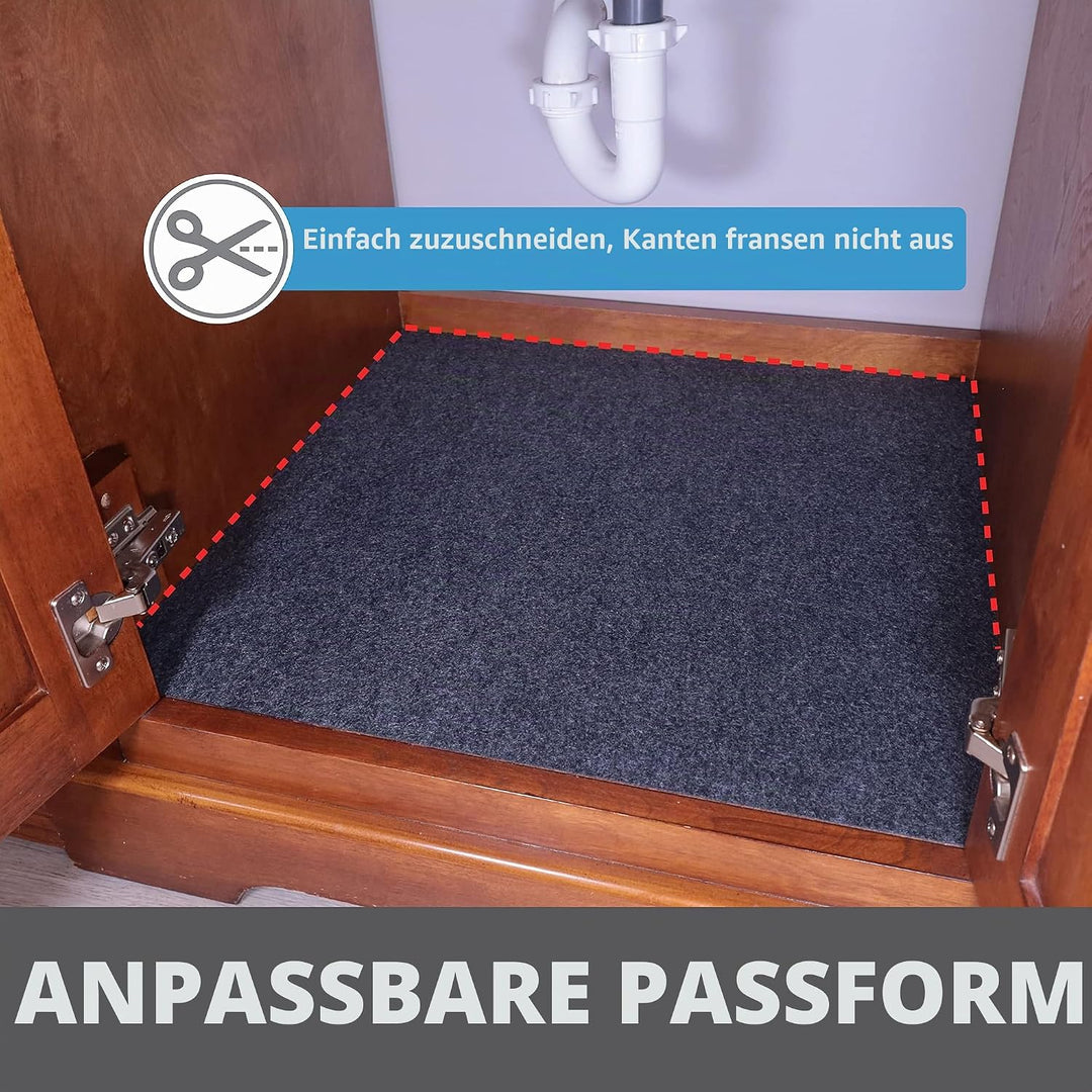 Drymate XL Under The Sink Mat (24 "x 59"), Premium Shelf Liner, leicht zu schneiden - saugfähig/wass