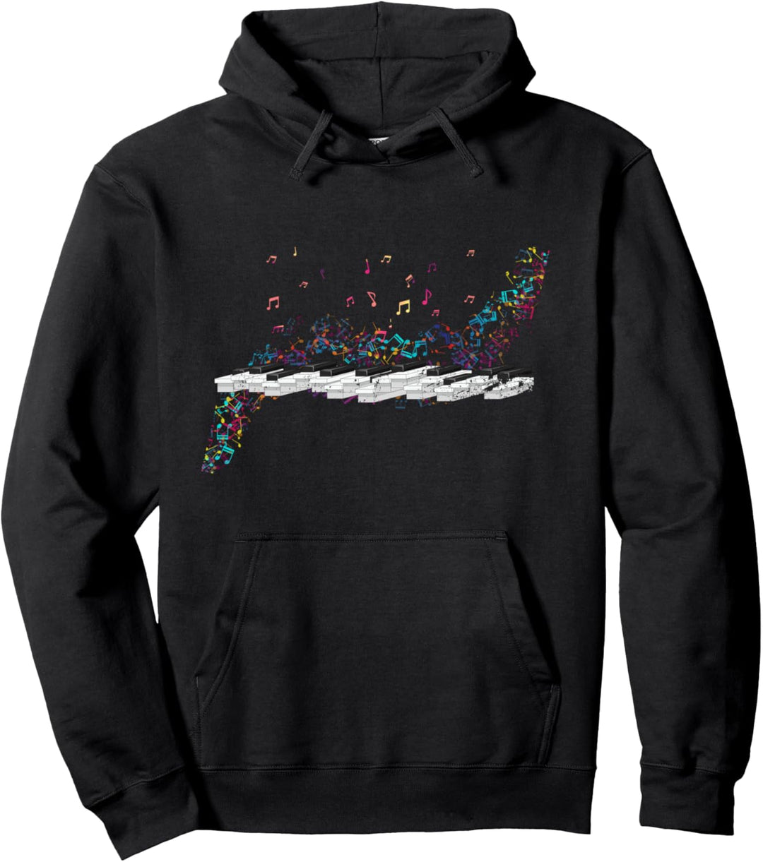 Klassische Musik Hobby Klavierspieler Keyboard Klavier Pullover Hoodie