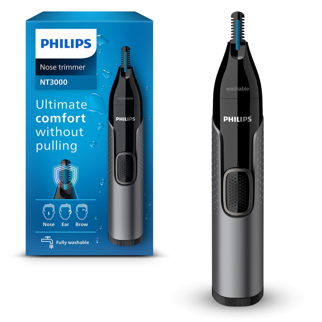 Philips Nose trimmer Series 3000 Nasenhaar-, Ohrenhaar- und Augenbrauentrimmer mit PrecisionTrim-Tec