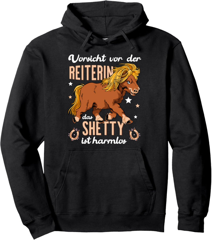 Shetty Reiterin Pferd Pony Reiten Pullover Hoodie