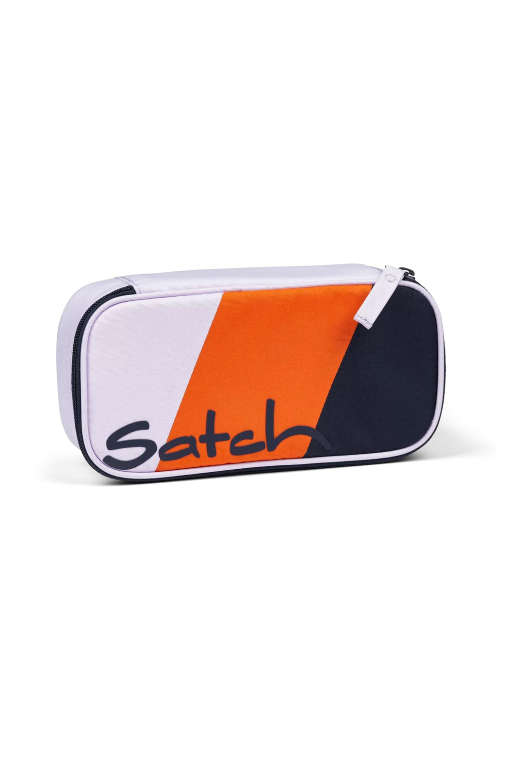 Satch Schlamperbox extra gross inkl. Trennfach Reissverschlussfach Stiftehalter Geodreieck Sichtfens