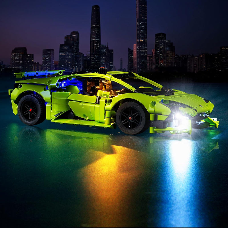 cooldac Led Licht Kit für Lego 42161 Lamborghini Huracán Tecnica, Kreative Dekorlichter Set Kompatib