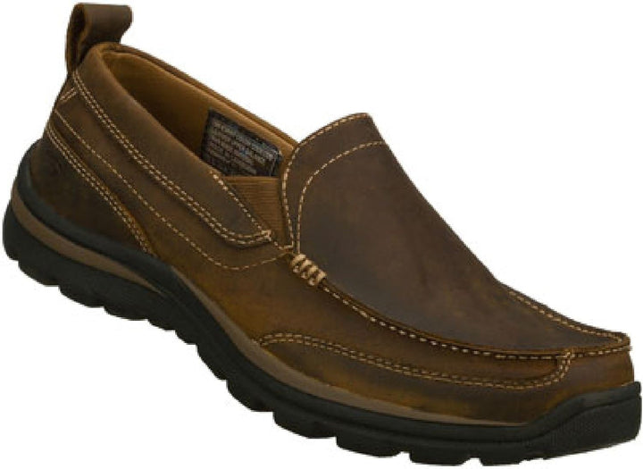 Skechers Herren X WeitSlipper 39.5 EU Dunkelbraun, 39.5 EU Dunkelbraun