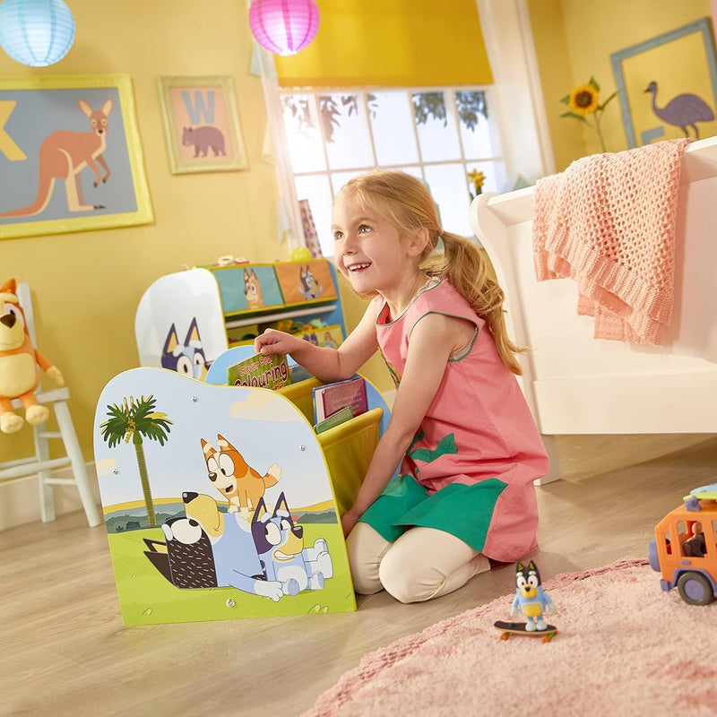 Bluey Kinder-Bücherregal – Schlafzimmer Bücheraufbewahrung (ca.) 39,5 cm (H) x 39,5 cm (B) x 35 cm (
