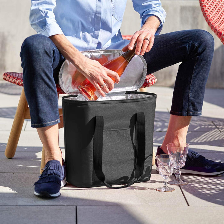 reisenthel thermoshopper in Dots – Kühltasche für den Einkauf oder das Picknick mit 2 Trageriemen –