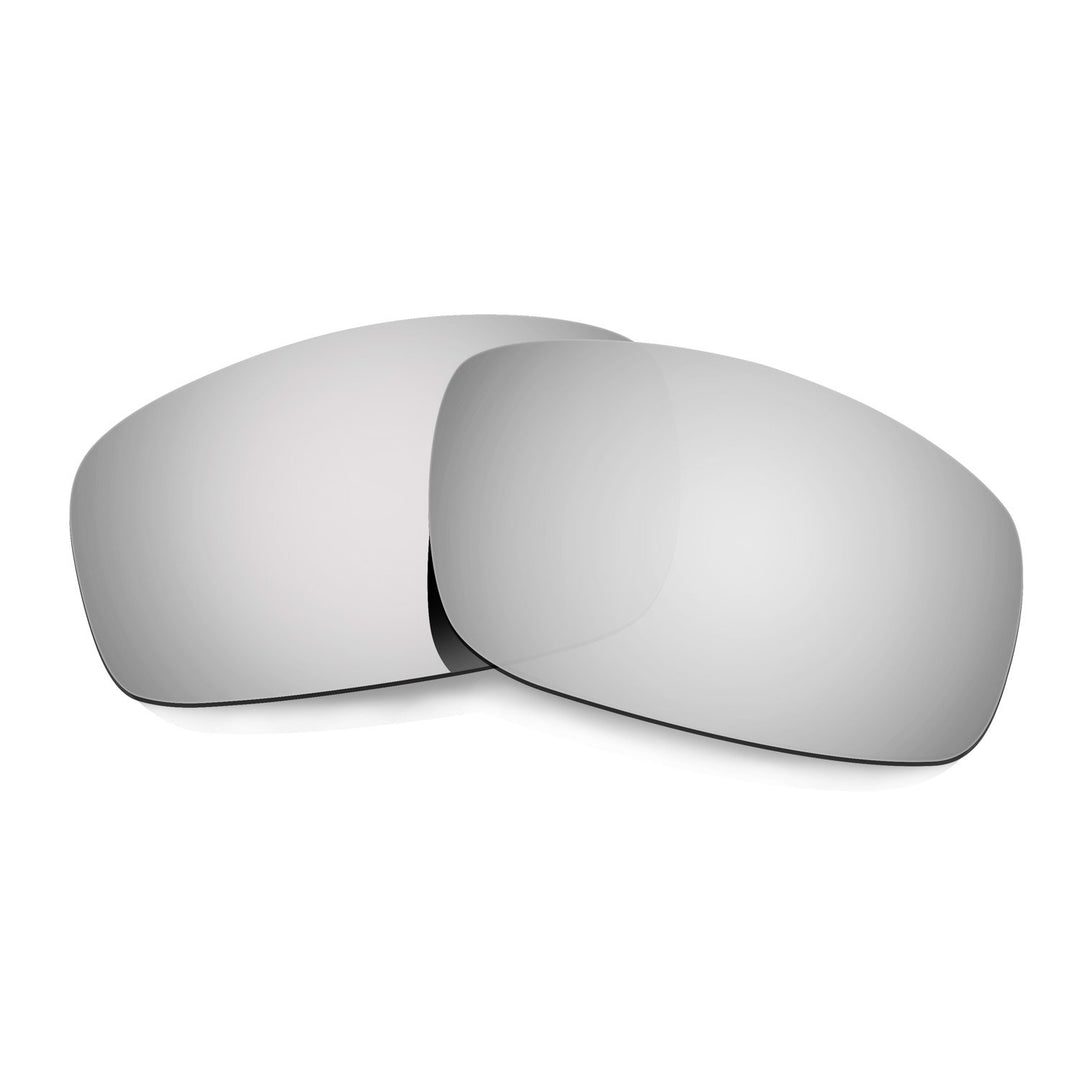 HKUCO Plus Mens Replacement Lenses For Oakley Monster Pup Sunglasses Titanium Mirror Polarized