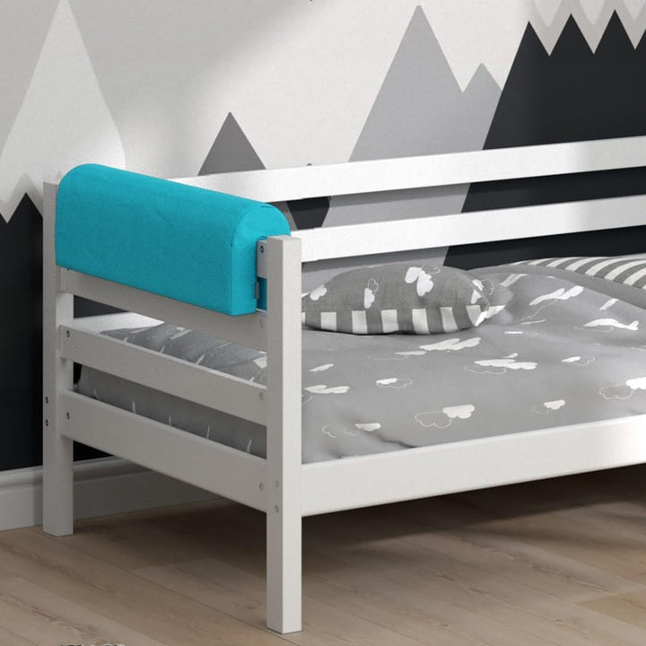 Bettumrandung, Türkis, 70 x 20 cm, für sicheren Rundumschutz am Kinderbett anpassbar, Türkis