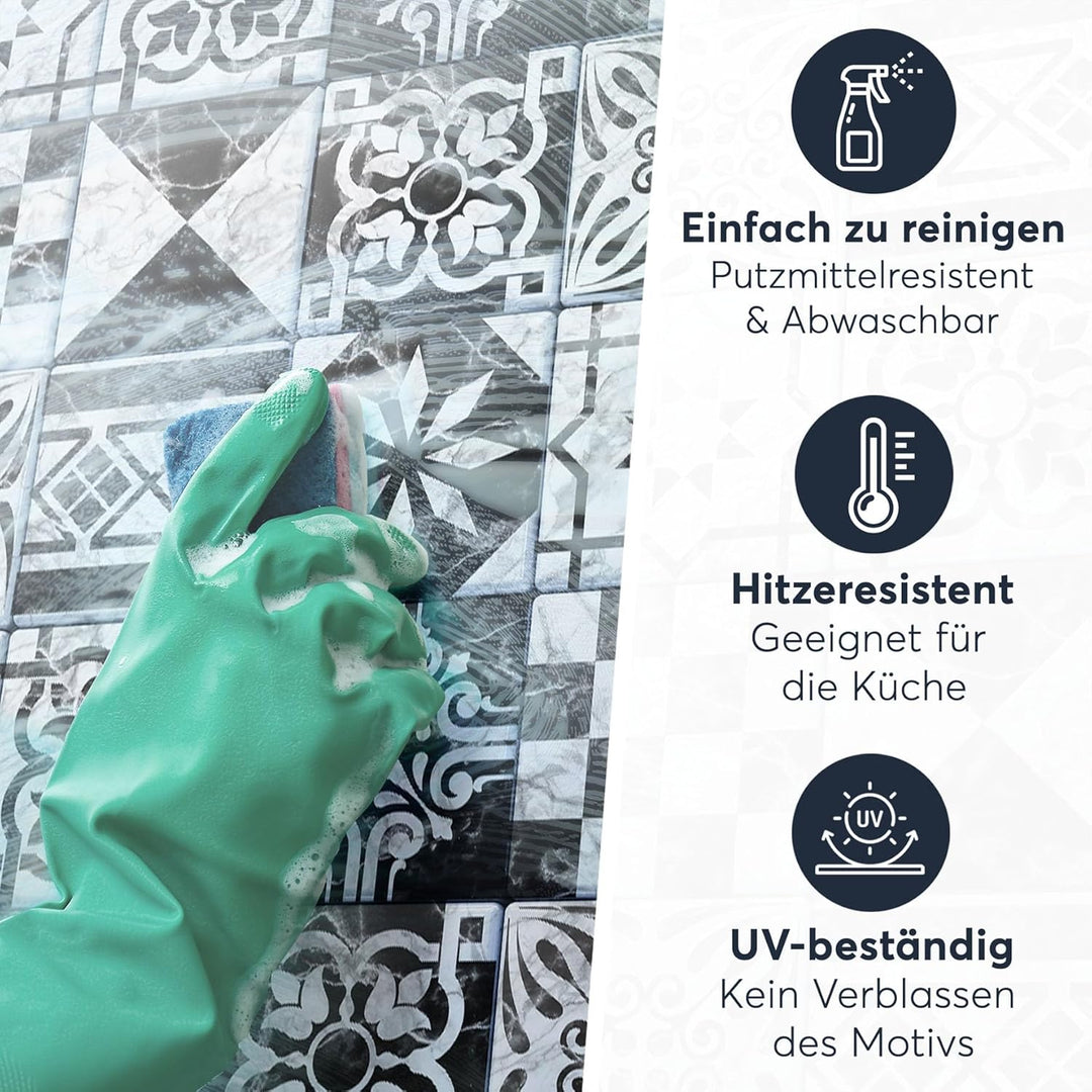 Fliesenfolie Klebefolie Fliesen Fliesendekor Mosaikfliesen I Fliesen Aufkleber Folie Sticker für Küc