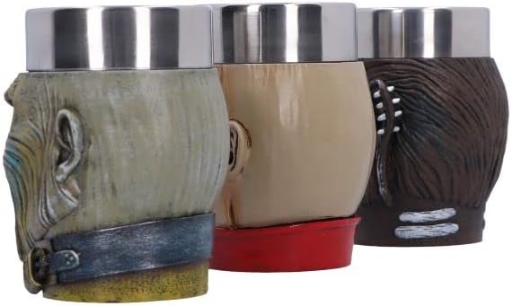 Nemesis Now Iron Maiden Eddie Schnapsglas-Set, 9 cm, Kunstharz mit Edelstahl, mehrfarbig, offizielle
