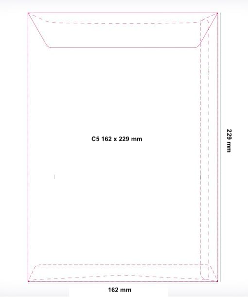 200 x Stück HK Briefumschläge Papier weisse ohne Fenster DIN DIN C5 162 x 229 mm Papierstärke: 80 g/