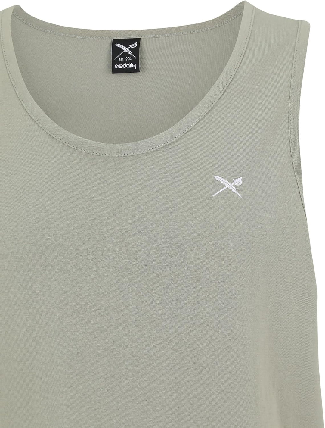 IRIEDAILY Herren Tank Top MINI Flag Bio-Baumwolle Regular Fit S Lint, S Lint