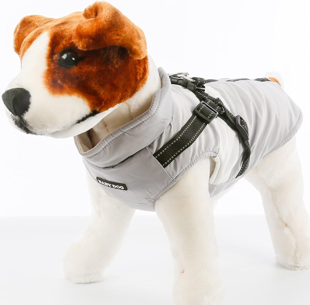 Warme Hundejacke, Hundemantel für Kleine und Mittelgrosse Hunde, Hundepullover, Winddichte Winterwes
