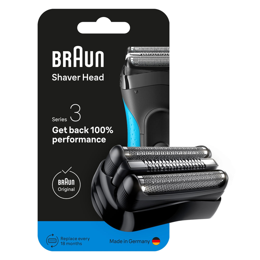 Braun Series 3 Elektrorasierer Scherkopf 21B – ORIGINAL Ersatzscherteil und Rasierer Zubehör – Made