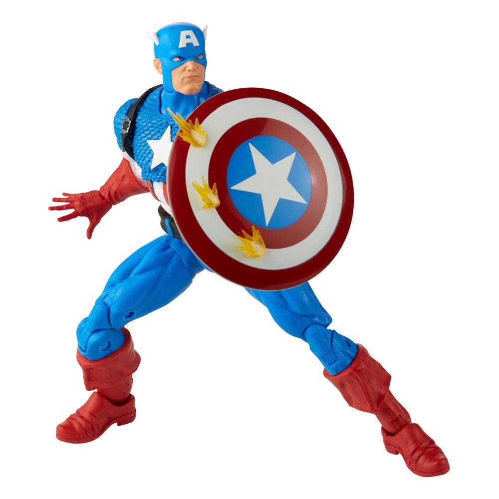 Marvel Legends Series 20th Anniversary Series 1 Captain America, 15 cm grosse Action-Figur zum Samme