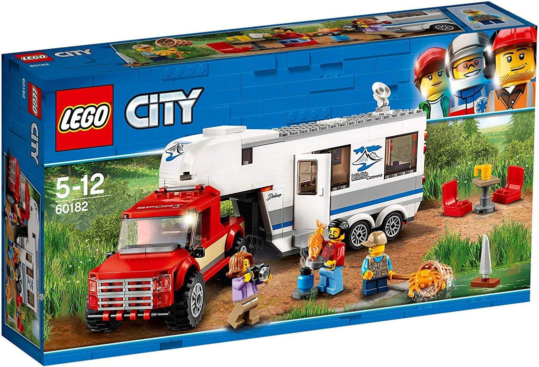 LEGO 60182 City Great Vehicles Pickup & Wohnwagen Single, Single
