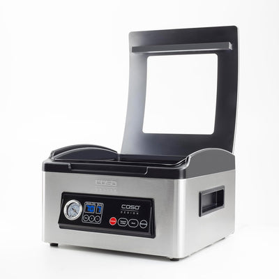 Caso 1418 VacuChef 70 - Kammervakuumierer aus Edelstahl, starke Vakuumpumpe 70 Liter/Minute & Profi-