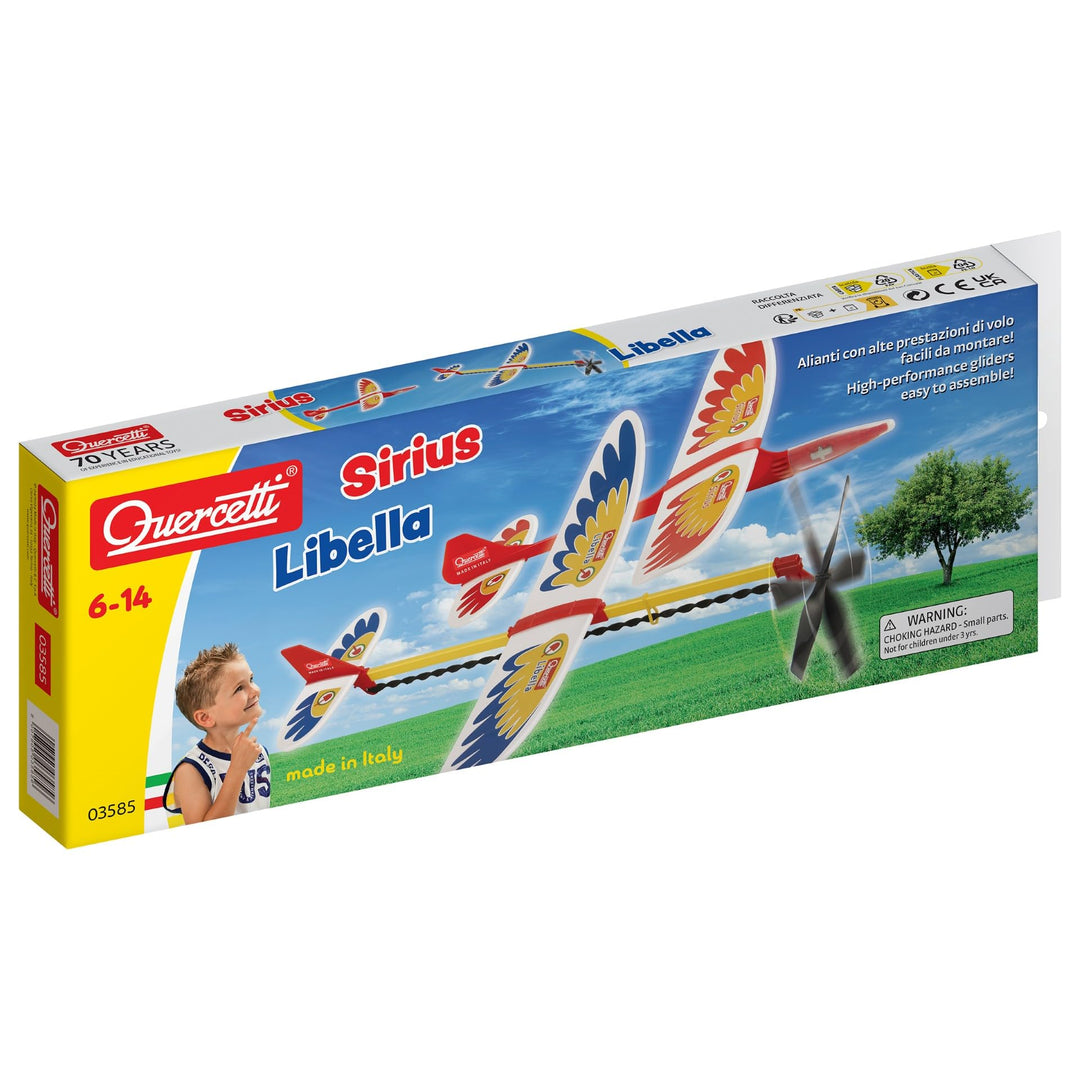 Quercetti - Sirius + Libella - Segelflugzeugspiel