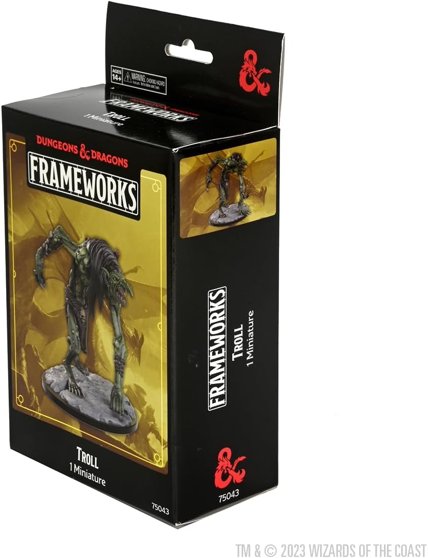Dungeons & Dragons Frameworks Miniature Model Kit Troll