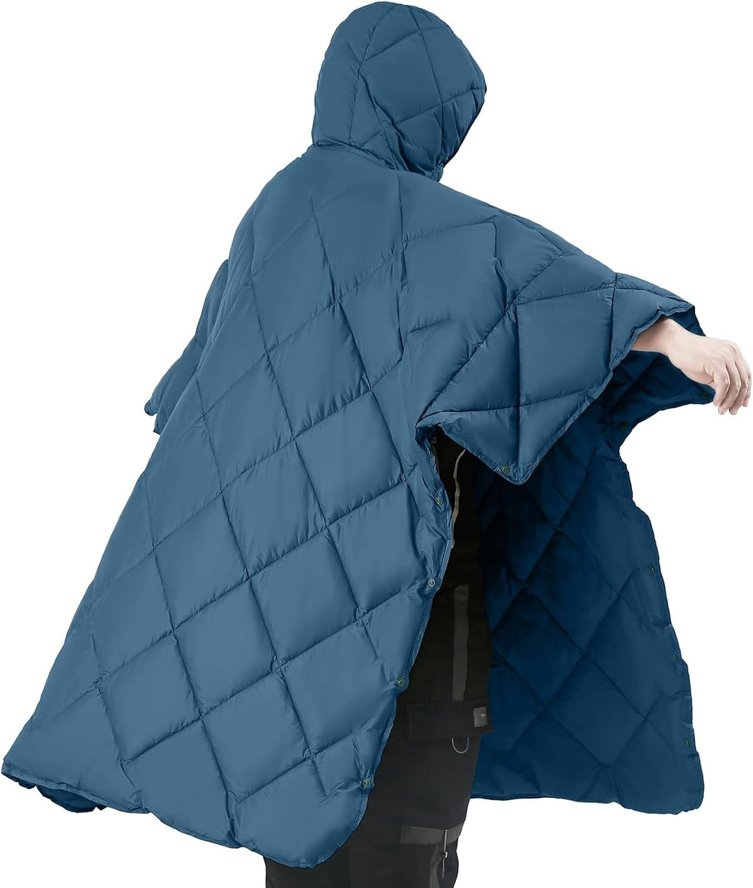 ATEPA Camping Decke Poncho, Ultraleicht Blau, Blau