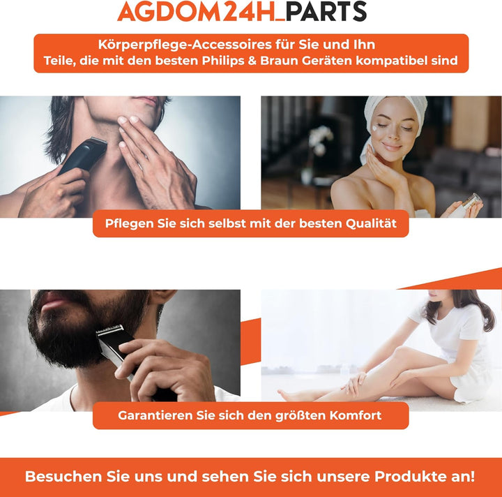 Verstellbarer Kammaufsatz 16–20 mm CP2148 Trimmer kompatibel mit Philips Multigroom All-in-One-Trimm