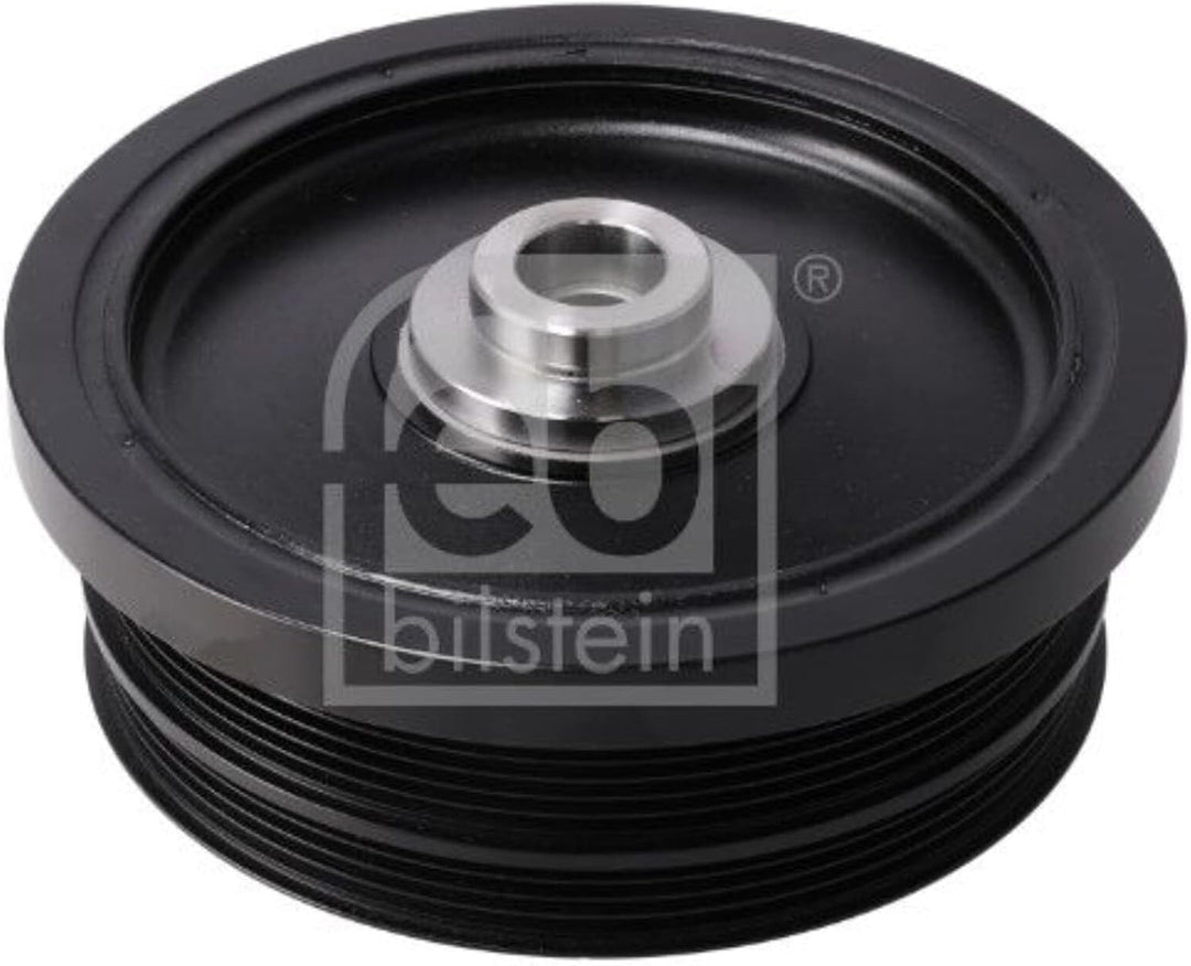 febi bilstein 34166 Riemenscheibe (entkoppelt) für Kurbelwelle, mit Schraube und Scheibe , 1 Stück