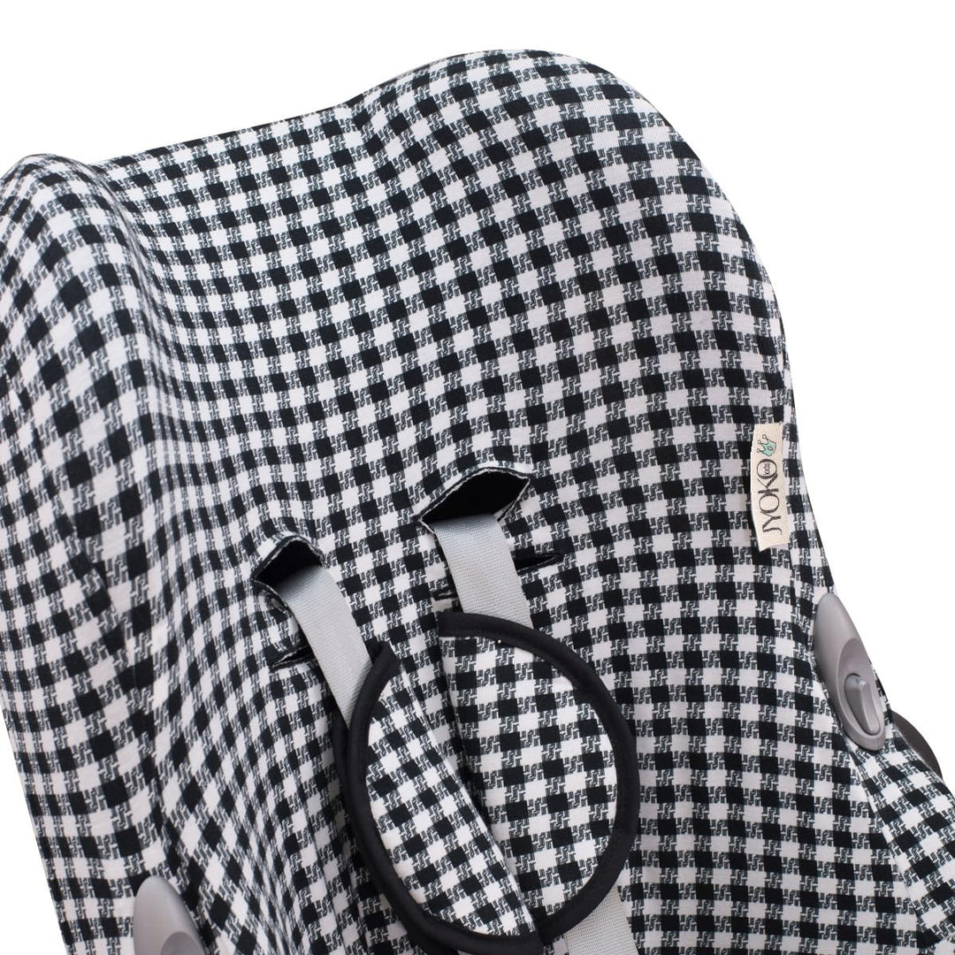 JYOKO Kids Bezug für Autositz kompatibel mit Maxi Cosi Cabriofix, City Streety, aus Baumwolle (Vichy