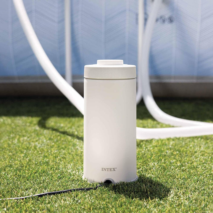 INTEX 28604 Pool Filterpumpe 2271 l/h Pumpe Schwimmbad Filteranlage+1 Kartusche