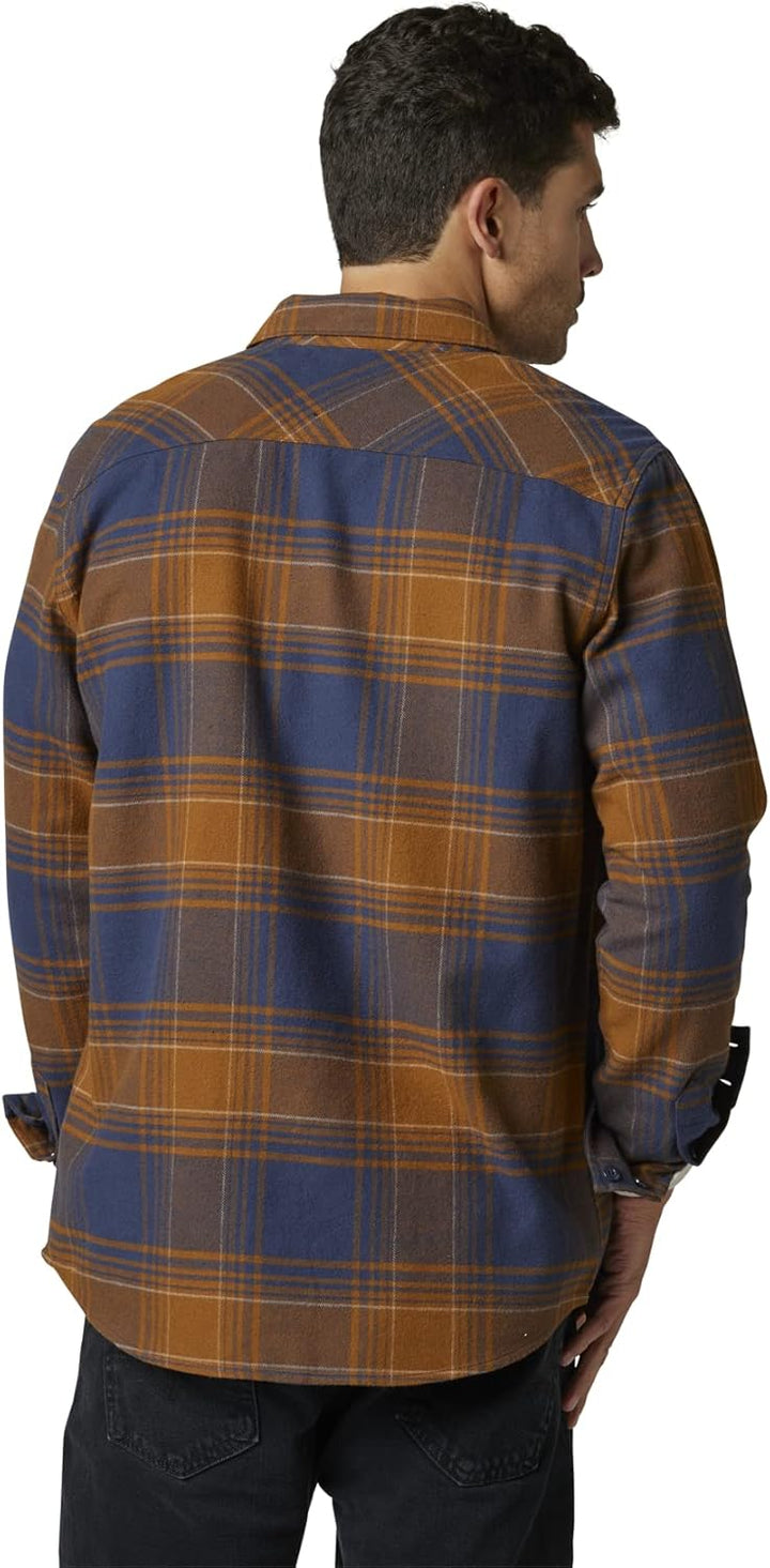 Fox Racing Herren Men's Traildust 2.0 Flannel Shirts Button-Down-Shirt S Blau, S Blau