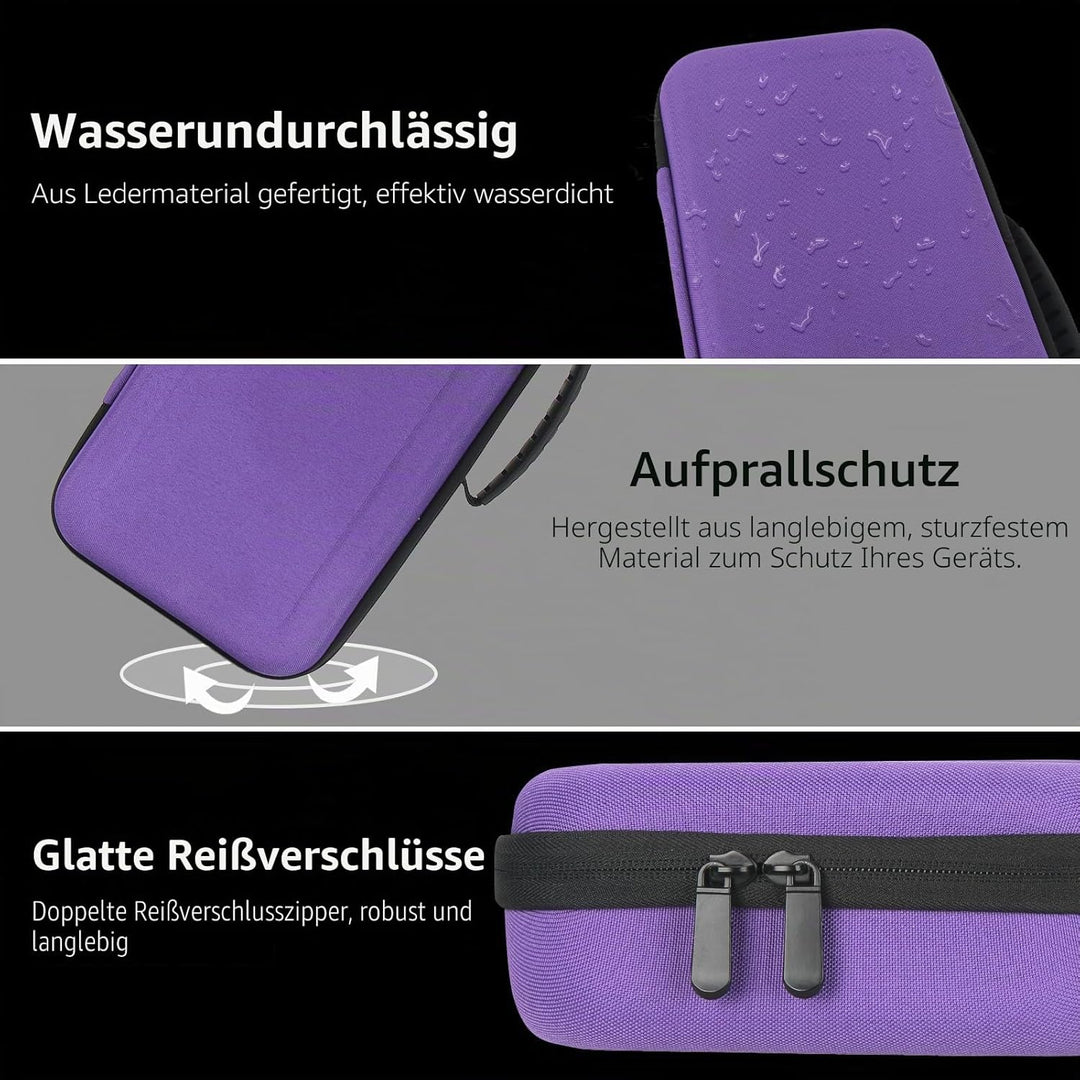 Hartschalen-Reiseetui, kompatibel mit Dyson Airstrait Glätteisen, Tragetasche für Airstrait HT01, Vi