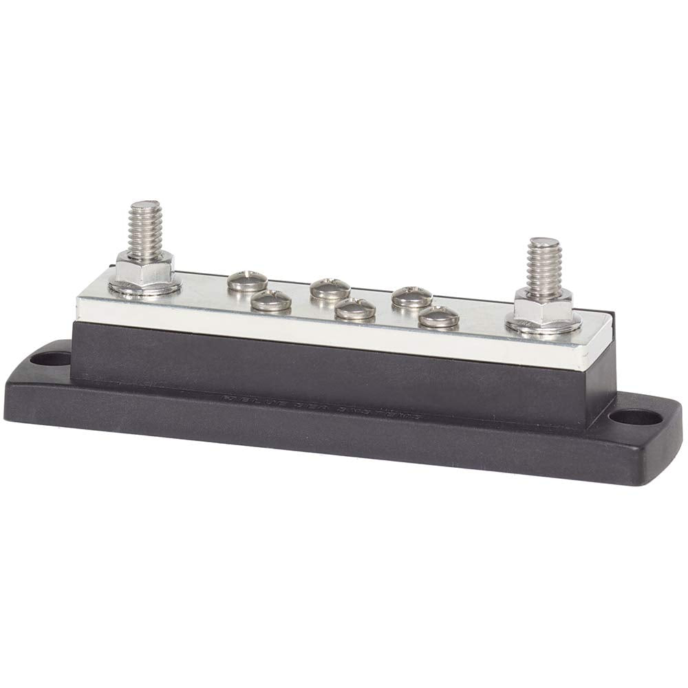 Blue Sea Systems Mini-Sammelschiene, 100 A, 1 Stück 250a, 6 Schrauben ohne Cvr, 250a, 6 Schrauben oh