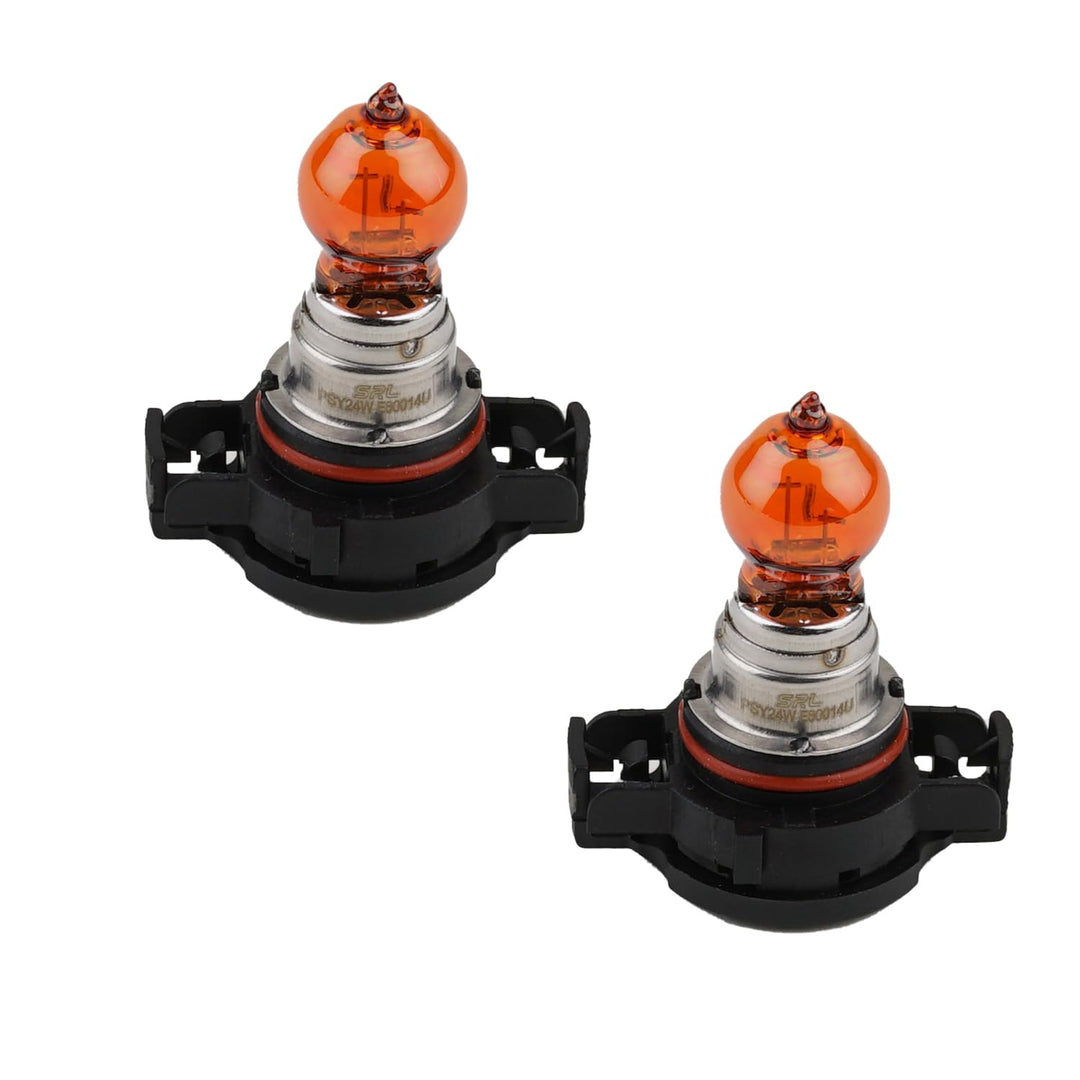 Johns 2 x PSY24W Blinkleuchte Glühlampe Glühleuchte 12V 24W - Gelb mit Sockel PG20/4