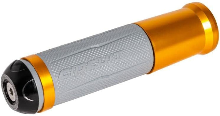 CIRCUIT Equipment MA017-23K Motorradgriffe Silverstone, Grau/Gold, Grau/Gold