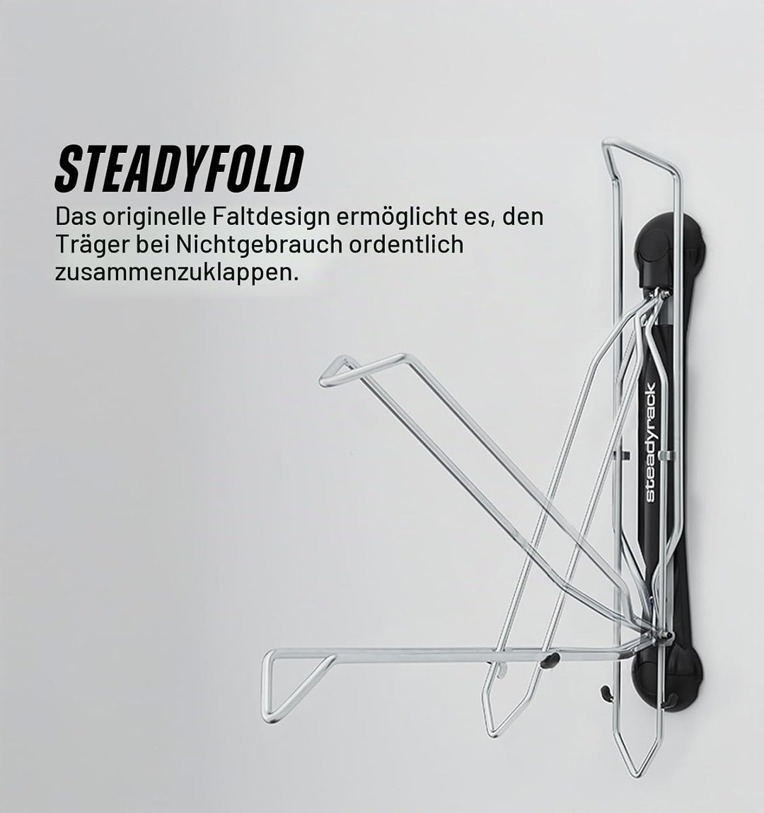 Steadyrack Fahrrad Wandhalterung - Mountain Bike Rack - Fahrrad Wandhalterung Vertikal als Aufbewahr